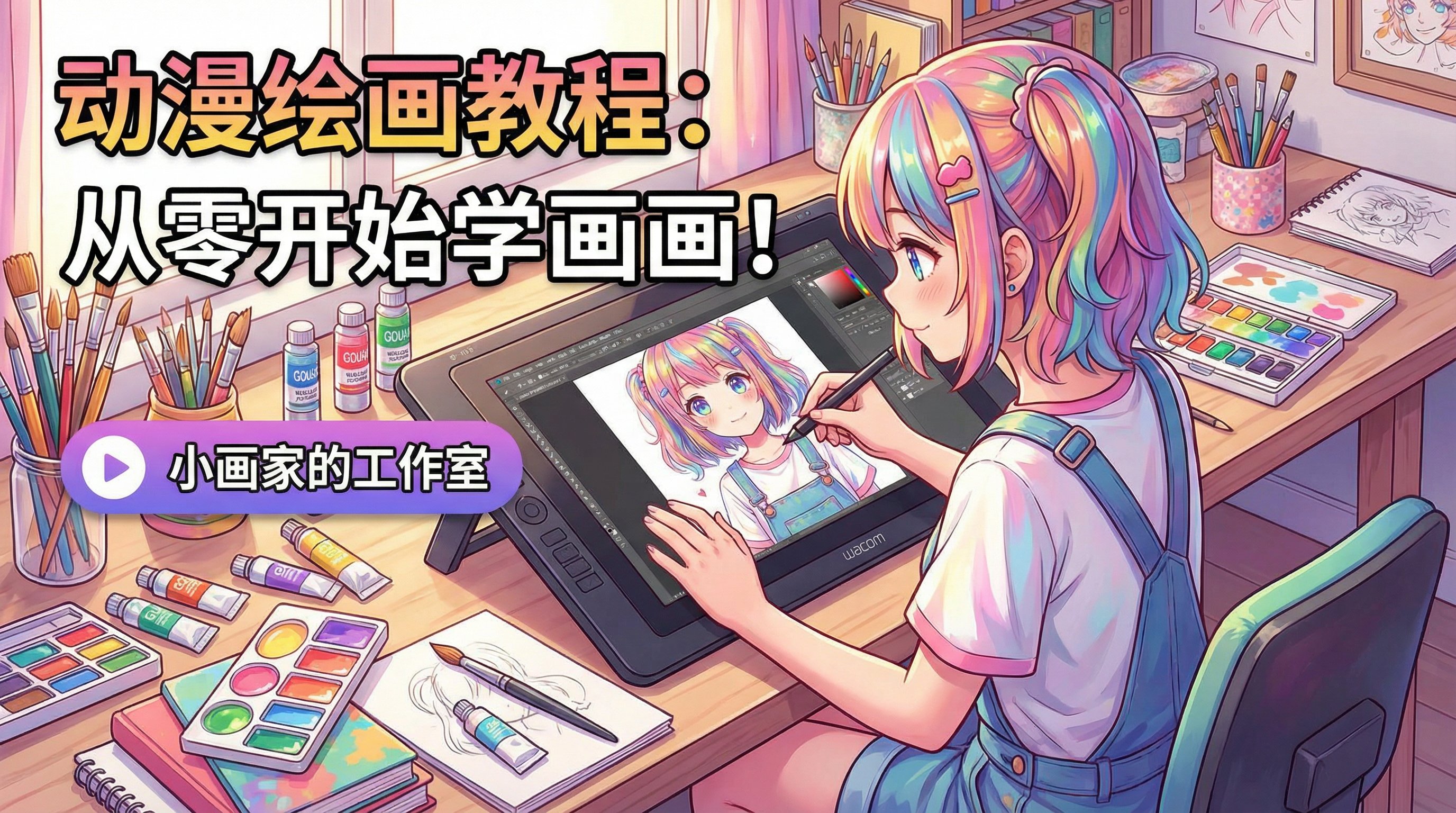 丝瓜视频绘画教程视频